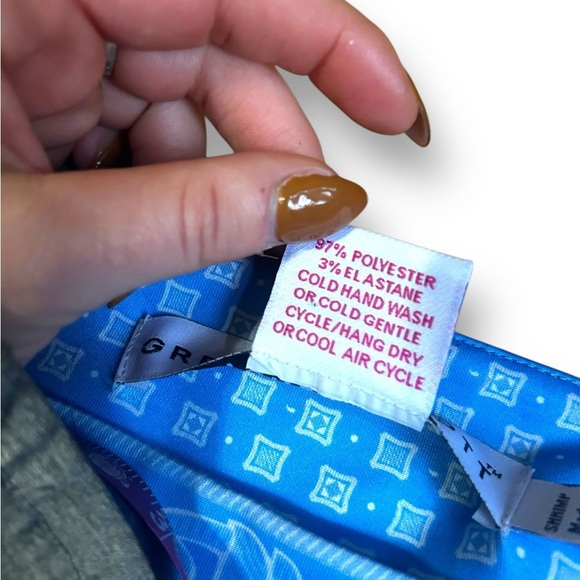 Gretchen Scott blue and white pattern dress 3/4 sleeve size XXS - Picture 5 of 10